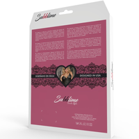 Thumbnail for Babydoll seducente rosso con trasparenze e fantasie floreali