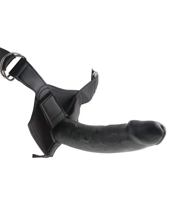 Imbracatura King Cock Strap-On Realistico con Base a Ventosa