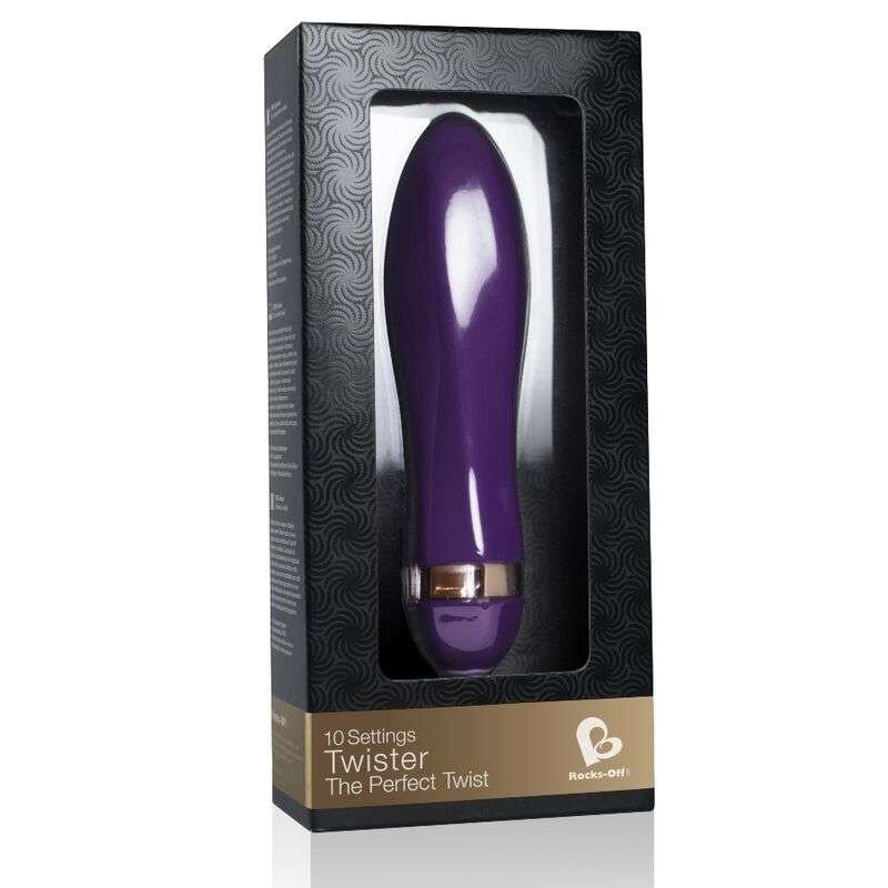 Vibratore Portatile Viola con 10 Modalità di Vibrazione Intense