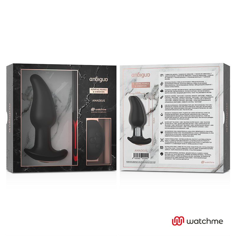 Vibratore anale e vaginale con telecomando wireless e vibrazioni intense