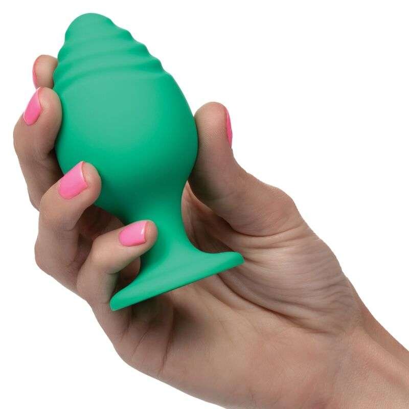 Plug anale in silicone sicuro e impermeabile con base stabile e ventosa