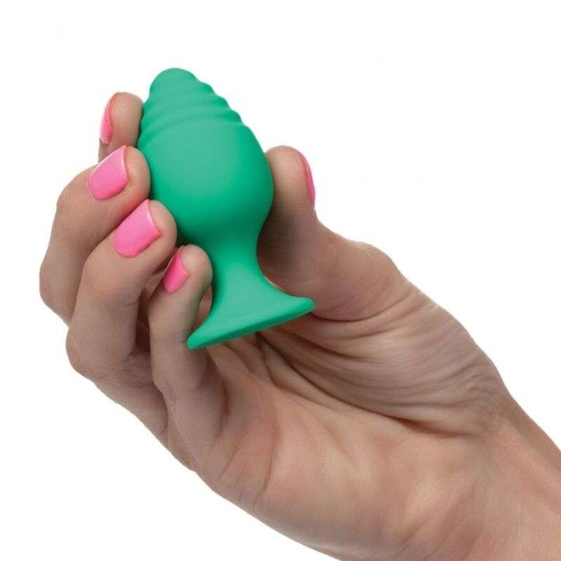 Plug anale in silicone sicuro e impermeabile con base stabile e ventosa