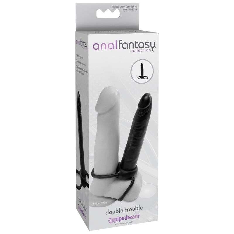 Strap-on Double Trouble per Doppia Penetrazione e Stimolazione Anale