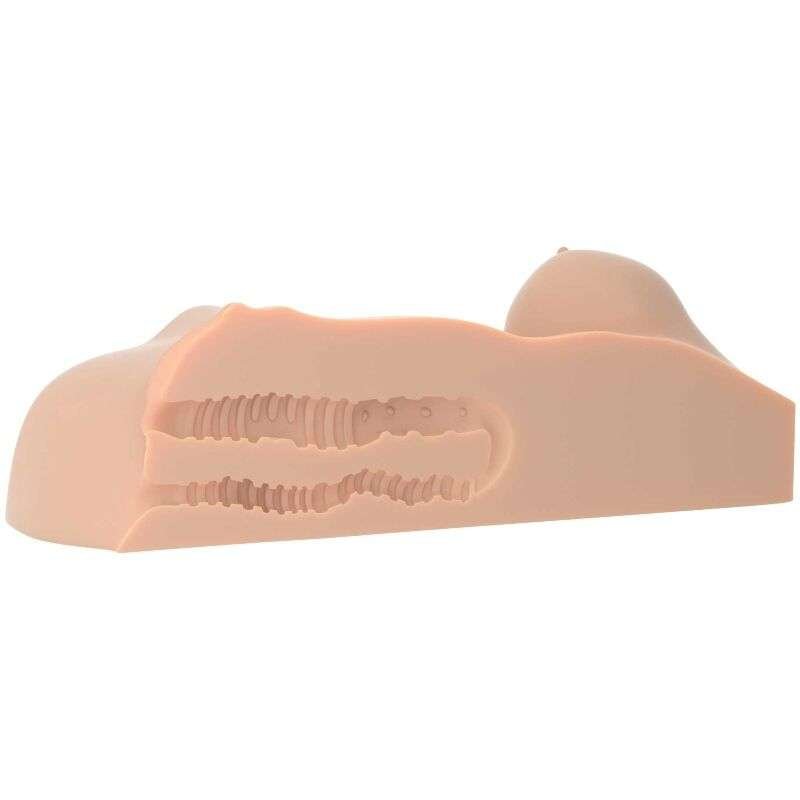 Masturbatore Realistico Fanta Flesh® con Doppio Foro e Tette DD