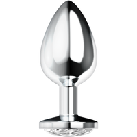 Thumbnail for Plug anale in vetro elegante, ergonomico e facile da inserire