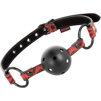 Thumbnail for Ballgag in pelle vegana traspirante per giochi BDSM sicuri