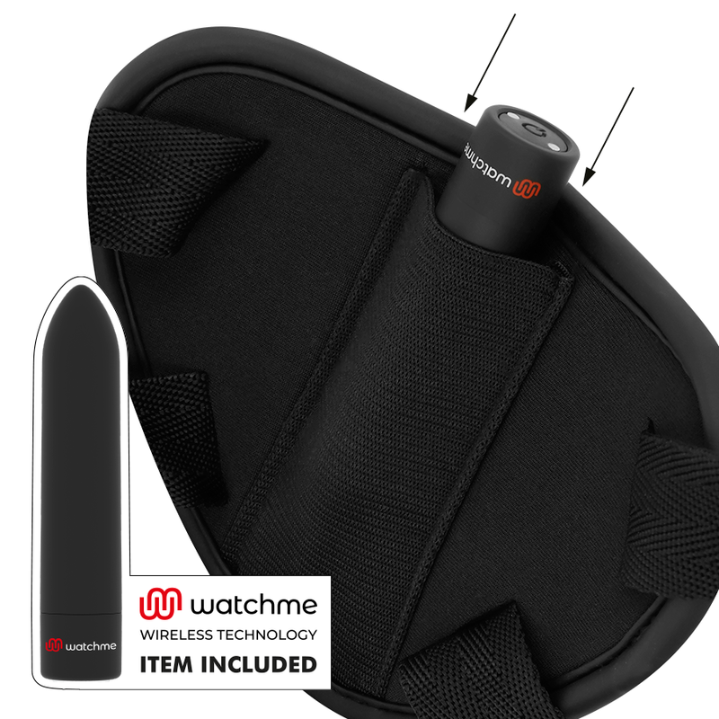 Cyber Strap Vibrante con Telecomando Watch Me e Silicone Realistico