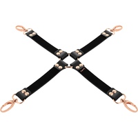 Thumbnail for Croce di Legatura in Pelle Vegana per Bondage Fantasy BDSM