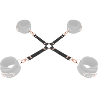 Thumbnail for Croce di Legatura in Pelle Vegana per Bondage Fantasy BDSM