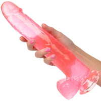 Thumbnail for Dildo Realistico Extra-Lungo 25,5 cm con Ventosa e Flessibilità