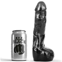 Thumbnail for Dildo Realistico All Black con Texture Ondulata per Piacere Anale