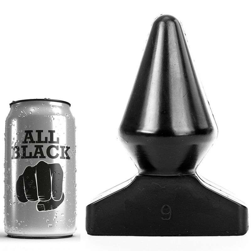 Plug Anale Conico All Black – Piacere e Stretching Sicuro
