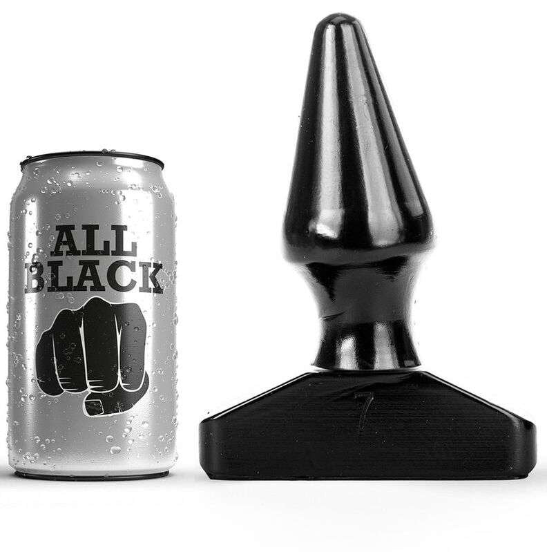 Plug Anale Conico All Black, Stimolazione e Comfort