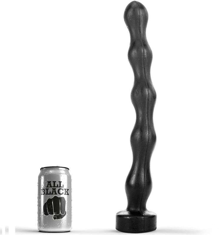 Buttplug All Black Variabile in PVC da 42 cm - Sensazioni Intense