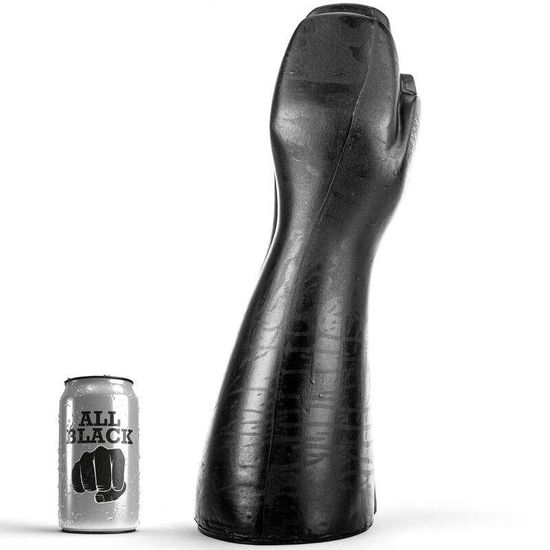Dildo Fisting Realistico All Black, Mano e Braccio Naturali