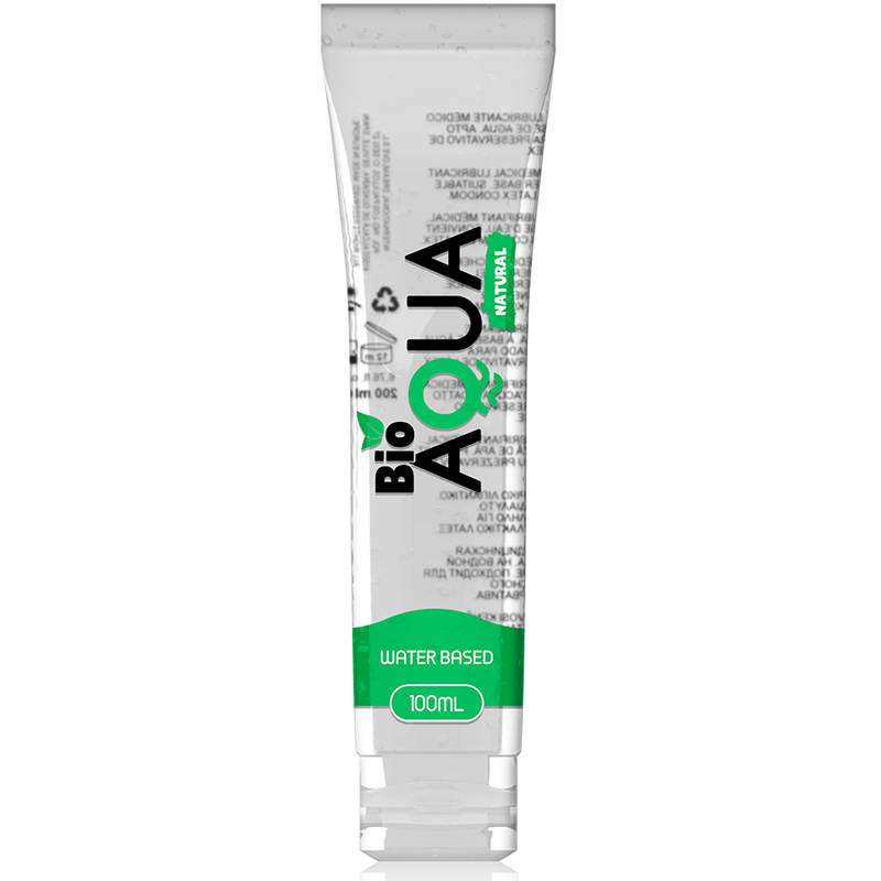 Lubrificante Naturale Bio Aqua a Base d'Acqua per Piacere Sicuro