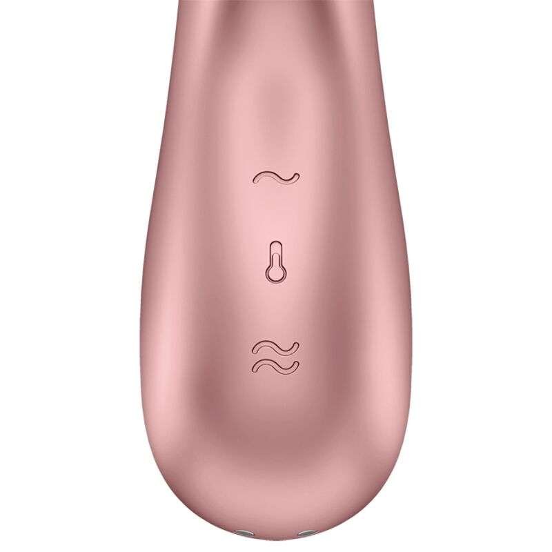 Vibratore Satisfyer Hot Lover Rosa-Beige con Riscaldamento AppâStimolazione G e Clitoride
