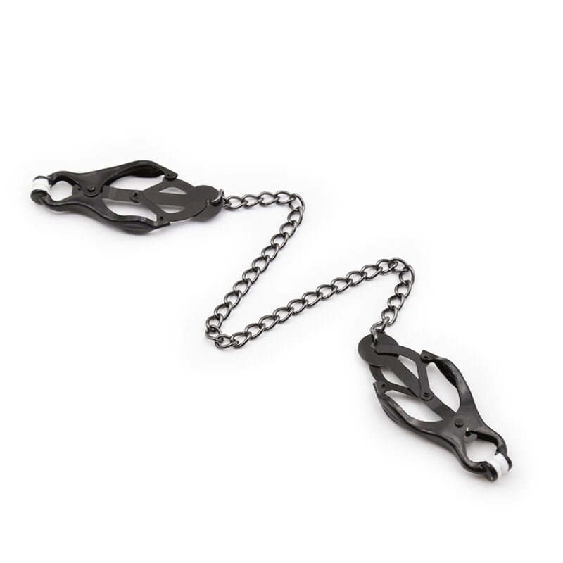 Morsetti Capezzoli in Metallo Nero senza Nickel per Passione