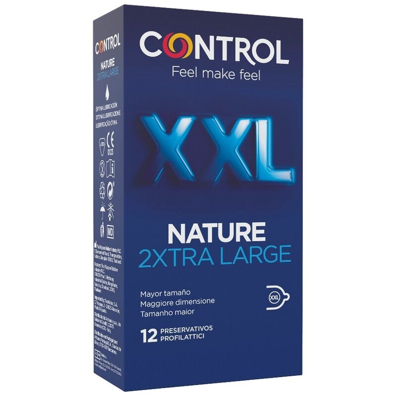 Preservativo XXL Extra Lungo e Largo con Tecnologia Close Feel