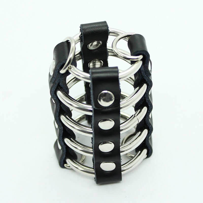 Set di Accessori Fetish Ohmama in Metallo e Cinghie Regolabili