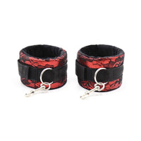 Thumbnail for Set Accessori Fetish Ohmama in Velluto Rosso e Nero, Regolabile