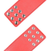 Thumbnail for Manette Rosse Regolabili con Catena in PVC e Ferro – Piacere Sicuro