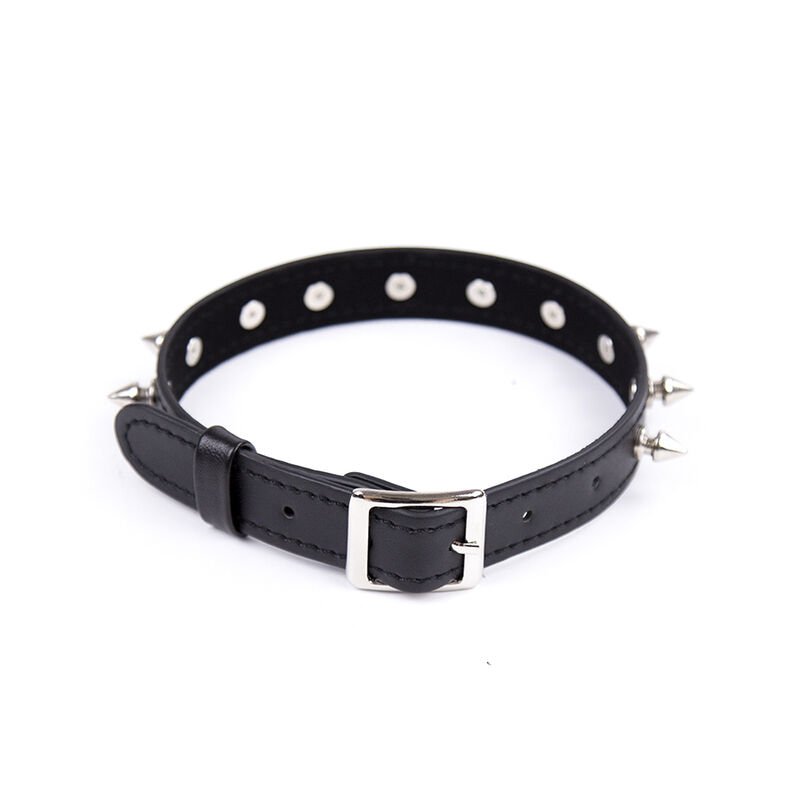 Collare Spike Trasgressivo con Spinotti in Metallo - Collezione Ohmama