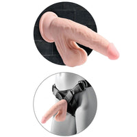Thumbnail for Dildo King Cock Plus Triple Density Realistico con Ventosa 24,5 cm