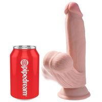 Thumbnail for Dildo Realistico King Cock Plus Triple Density con Ventosa