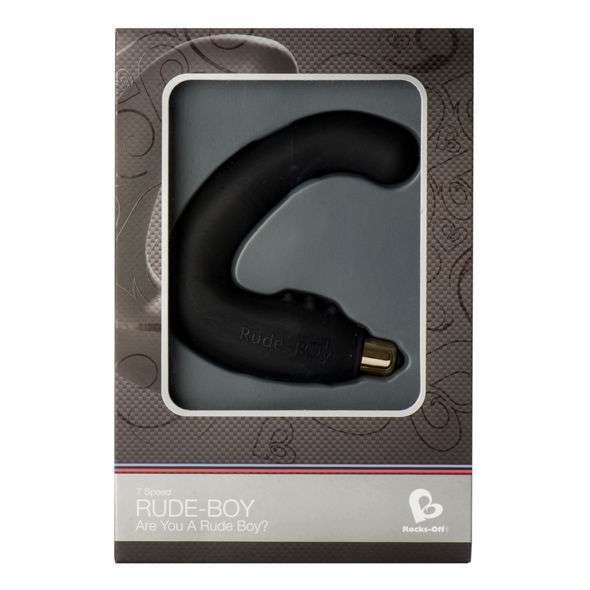 Stimolatore doppio Rude-Boy a mani libere, 7 velocità impermeabile