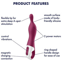 Thumbnail for Stimolatore Punto A Satisfyer A-Mazing 1, Vibrazione Profonda e Waterproof
