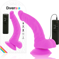 Thumbnail for Dildo telecomandato flessibile con vibrazione regolabile e controllo duale
