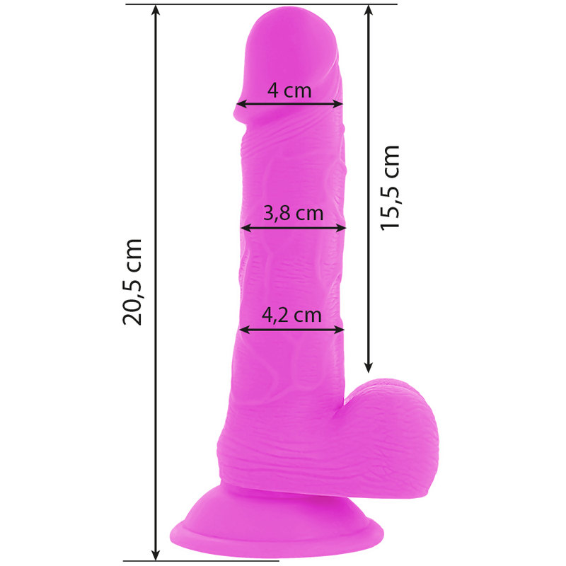 Dildo telecomandato flessibile con vibrazione continua e controllo remoto