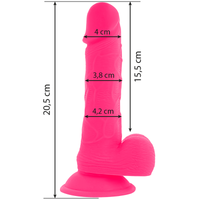 Thumbnail for Dildo Vibrante Diversia con Telecomando e Ventosa Forte