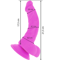 Thumbnail for Dildo telecomandato flessibile con vibrazione regolabile e controllo duale