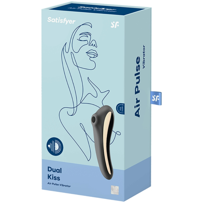 Stimolatore Dual Kiss: Onde di Pressione e Vibrazione Impermeabile