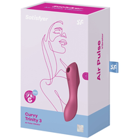 Thumbnail for Satisfyer Curvy Trinity 3 Vibratore 3-in-1 in Silicone Waterproof