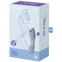 Thumbnail for Satisfyer Curvy Trinity 3 - Vibratore Multiuso in Silicone IPX7