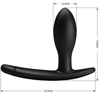 Thumbnail for Plug anale gonfiabile in silicone nero – Piacere intenso e sicurezza