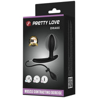 Thumbnail for Plug anale gonfiabile in silicone nero – Piacere intenso e sicurezza