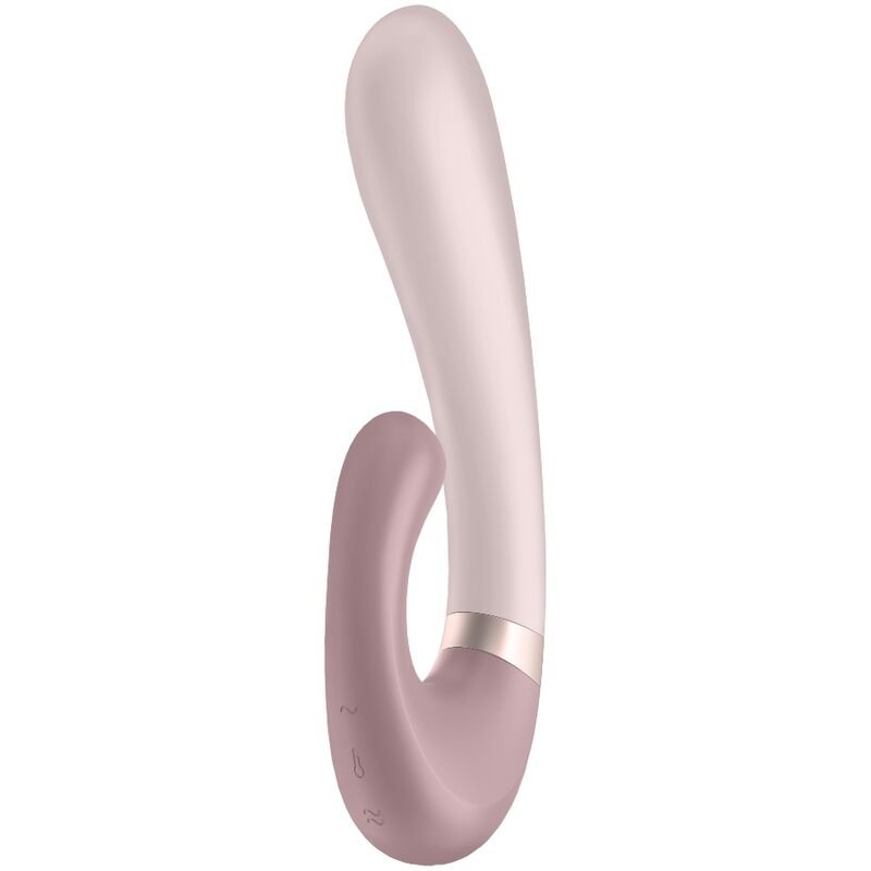 Vibratore Bluetooth Curvo con Calore e App Satisfyer Rosa