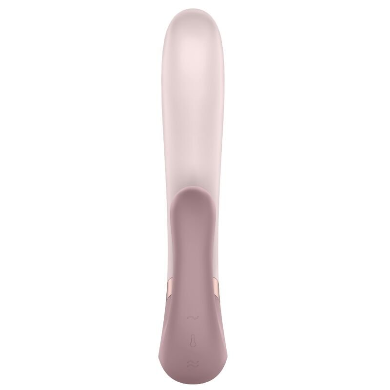 Vibratore Bluetooth Curvo con Calore e App Satisfyer Rosa
