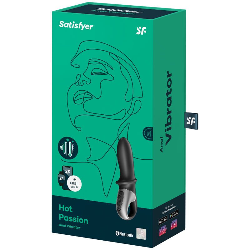 Vibratore anale caldo con app, stimolazione prostata e punto G