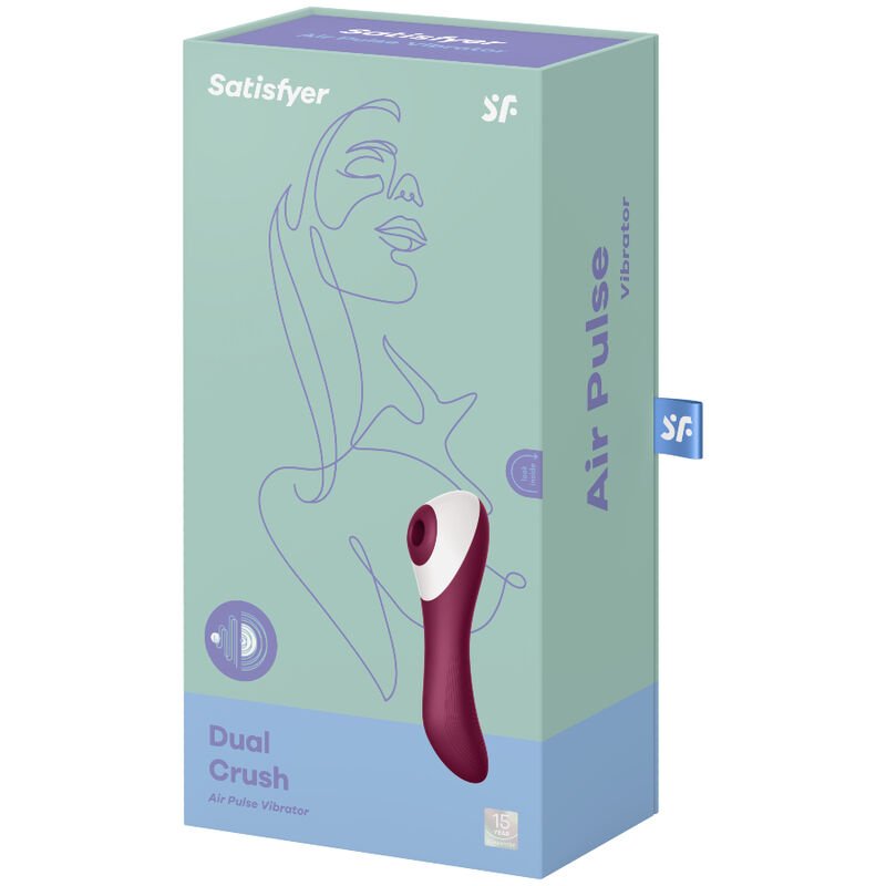 Satisfyer Dual Crush Vibratore Stimolazione Punto G e Clitoride