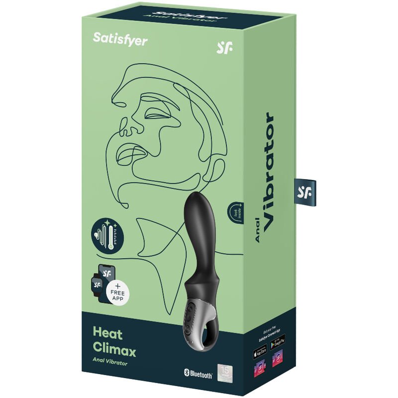Vibratore anale riscaldante Heat Climax con app e vibrazioni intense