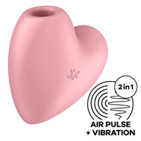 Thumbnail for Vibratore Air Pulse Cutie Heart: stimolazione intensa e delicata