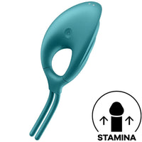 Thumbnail for Anello regolabile stimolante Swordsman con vibrazioni e silicone morbido