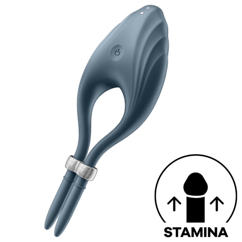 Anello Pene Regolabile con Vibrazione Potente e Stimolazione