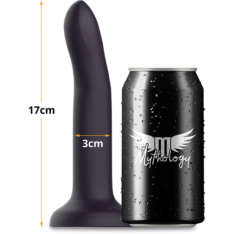 Dildo Thermo-Chiaro Duman Mystic Viola-Rosa, 20 cm senza vibrazione