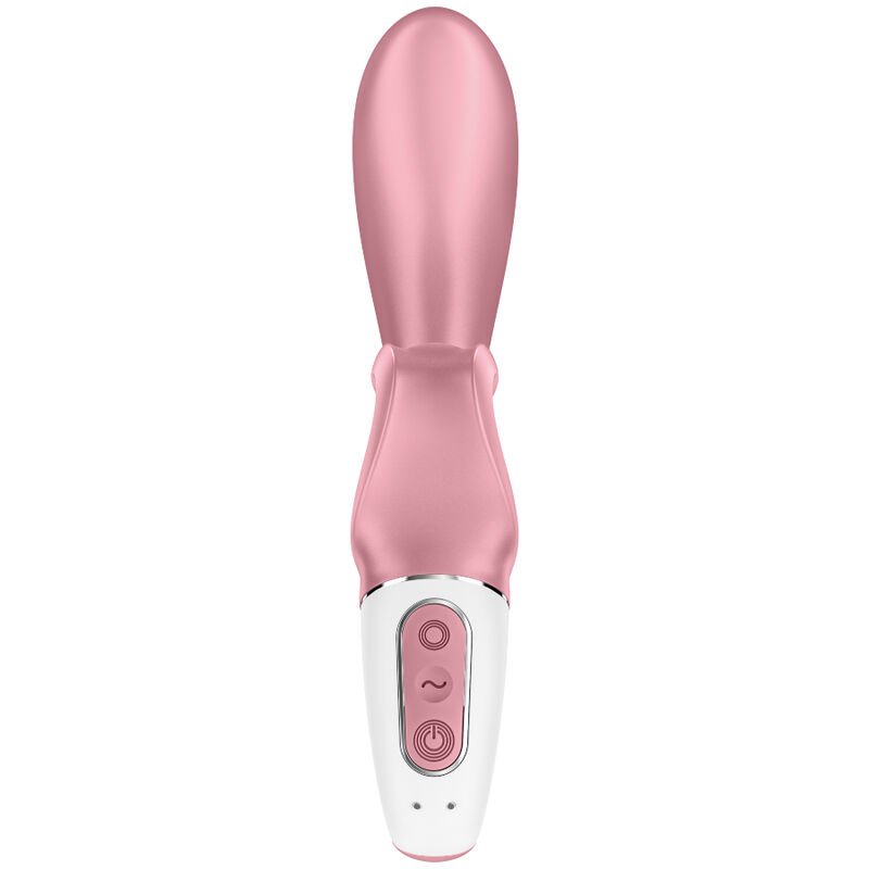 Vibratore Satisfyer Hug Me con stimolazione orale e doppio motore